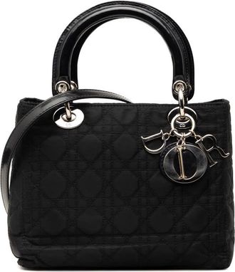 Dior Pre-owned Dior Medium Nylon Cannage Lady Dior Ladies 1BXHGSOEU8SDT7H3