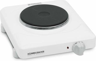 Rommelsbacher ths 815 Piastra Singola, Bianco, Lega di Acciaio ghisa Smaltato plastica, Nero, Ciano, Magenta, Giallo