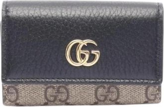 Gucci Pre-owned Keycase - Dames - Vintage Accessoires - Zwart - ONE Size - Leer - Vintage