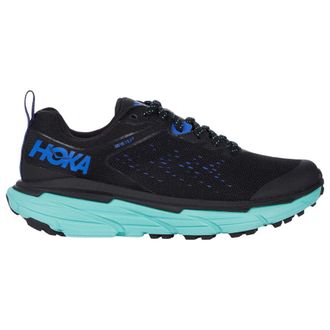 Hoka One One Hoka Challenger ATR 6 GTX Textile Synthetic Womens Lace Up Trainers - Black Cascade - Size:UK 6.5
