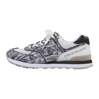 Carlo Colucci Gebreide sneaker - Heren - Sneakers - Grijs - 43 EU - Schoenen