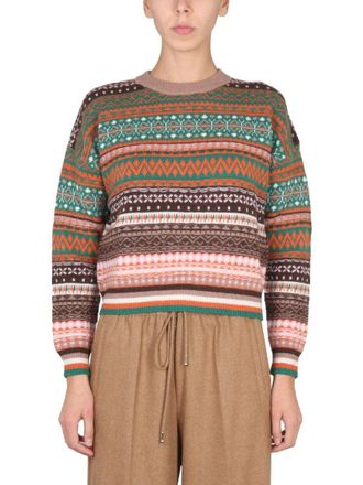 Ballantyne Multicolor Crewneck Sweater