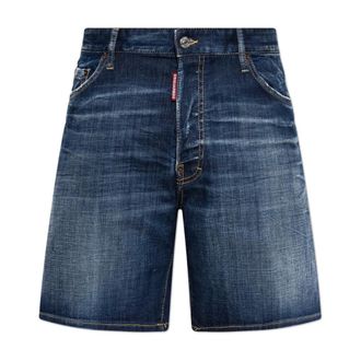 Dsquared2 Denim Shorts, male, Blue, Size: 3XL Marine Denim Shorts