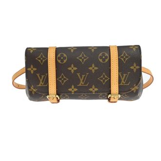 Louis Vuitton Marelle Waist Monogram Canvas Brown Canvas Handbag (Pre-Owned)