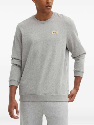 Fjällräven logo-patch crew-neck sweatshirt - Grey