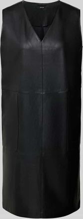 OPUS Knielanges Kleid in Leder-Optik Modell Wancy in Black, Größe 34