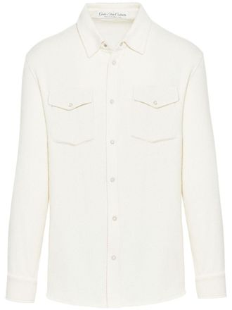God's True Cashmere cashmere shirt - unisex - Cashmere/Moon Stone - L - Neutrals