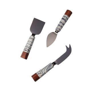Be Home Zebra Cheese Knives - Set of 3 in Black at Nordstrom