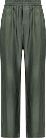 Golden Goose Pantaloni con vita elasticizzata - Verde