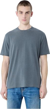 Our Legacy Katoenen Crewneck T-shirt Korte Mouwen - Heren - T-shirts - Grijs - 2XL - Katoen - Tops