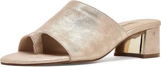 Vaneli Cruz Womens Dress Sandals Champagne Lisa : 9.5 N (AA), Leather