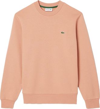 Lacoste Heren Sweatshirt met Geborduurd Logo (Oranje)