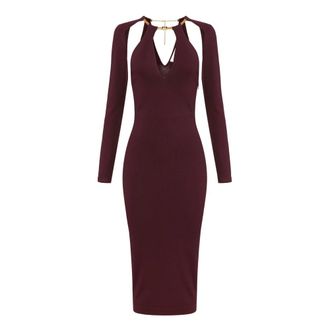 Elisabetta Franchi Mujer, Vestidos, Marrón, Talla: M
