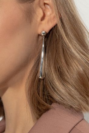 LI&Eacute; STUDIO Silver Earrings The Louise, Womens, Silver