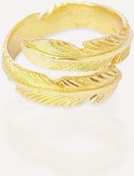 Ottoman Hands Feather Ring in Gold at Nordstrom