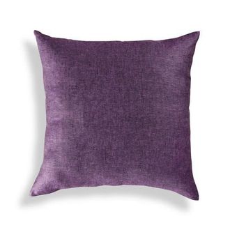 Solino Home Linen Pillow Cover 20 x 20 Inch for Dining Table, Holiday and Everyday Table Decor - Montauk in Grape at Nordstrom, Size Large