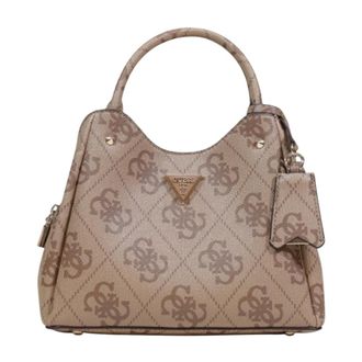 Guess Handbags, female, Beige, Size: ONE SIZE Meridian II SML Gfrnd Carryall Hwos69 74050