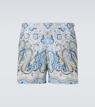 Orlebar Brown Bulldog printed swim trunks