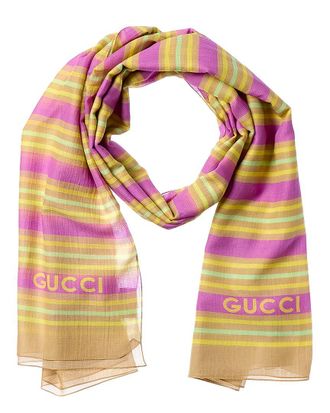 Gucci Silk-Blend Scarf