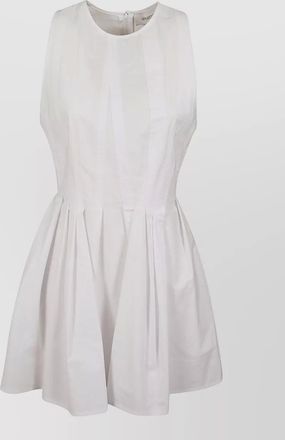 Max Mara ara dress sleeveless round neck pleated skirt
