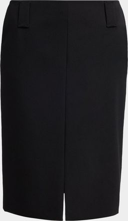 Versace Heavyweight Virgin Wool Pencil Skirt