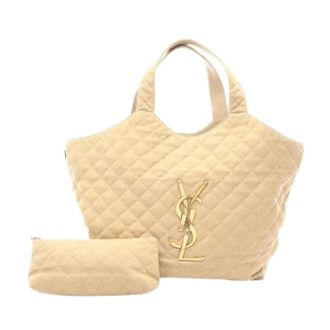 Saint Laurent Pre-owned Icare Maxi Tote Bag - Pre-owned - Mujer - Beige - ONE SIZE