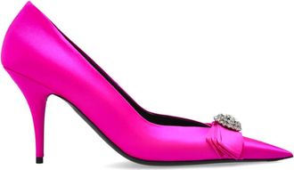 Balenciaga Avenue Palazzo Pump - Dames - Pumps - Roze - 35 EU - Leer - Schoenen