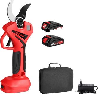 OEM Tijeras De Podar El&eacute;ctricas, Dise&ntilde;o Ergon&oacute;mico, Rendimiento De Corte Eficiente, 2 Bater&iacute;as, Enchufe Europeo
