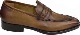 Jose Real Shoes Mens Italian Loafer In Tan