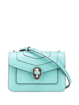 Bulgari Borsa a tracolla Serpenti Forever in pelle 2000-2025 - Blu