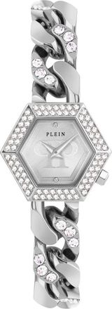 Philipp Plein Hexagon Groumette 28mm Horloge - Dames - Horloges - Grijs - ONE Size - Accessoires