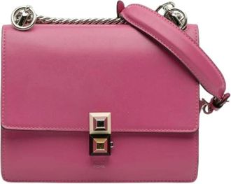 Fendi Pre-owned Kan I Schoudertas - Dames - Vintage Schoudertas - Roze - ONE Size - Leer - Vintage