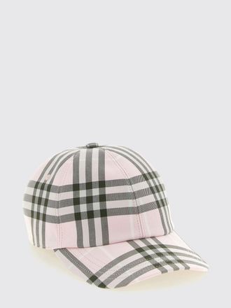 Burberry Cappello in twill di cotone stampa Check