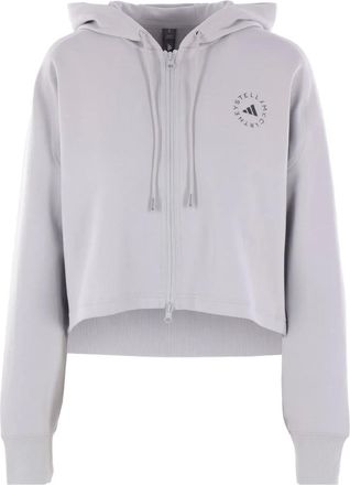 adidas by Stella McCartney Felpa con cappuccio e zip - Grigio