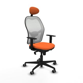 Piqueras y Crespo Silla De Oficina Con Cabecero Jorquera Piqueras Y Crespo 1d036g1 Naranja