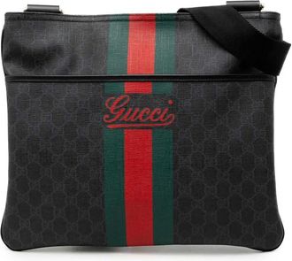 Gucci Pre-owned Gucci GG Supreme Web Crossbody Unisex U52K1AAOA3TKKFT7