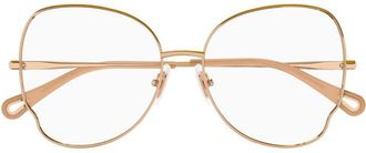Chlo&eacute; CH0098O002 Butterfly Full Rim Eyeglasses - Gold