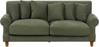 Beliani Sofa 2 Seater EIKE Fabric Dark Green