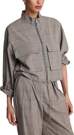 Kenneth Cole Draw Cord Flap Pocket Jacket