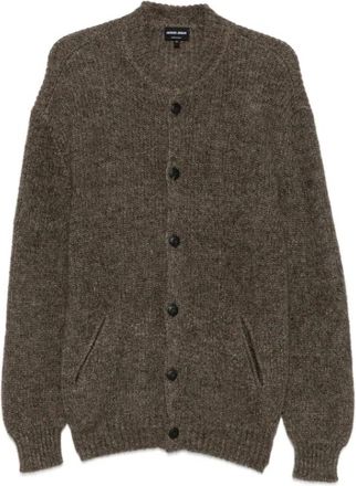 Giorgio Armani Hombre, Jerseys, Marr&oacute;n, Talla: M