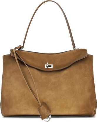 Balenciaga Medium Rodeo Suede Tote Bag