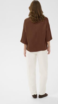 Soaked In Luxury Blouse met korte mouwen SLMirabella Blouse met korte mouwen Loose fit