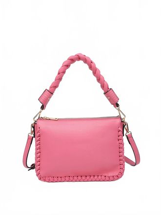 Jen & Co. The Judith Shoulder Bag In Bubblegum