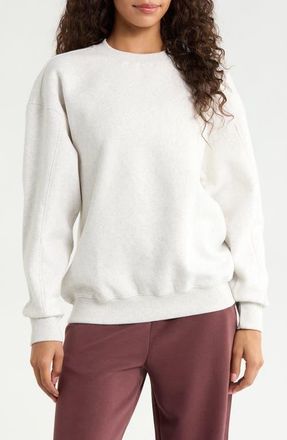 Prana Dreamfleece Sweatshirt in Light Heather Grey at Nordstrom, Size X-Large