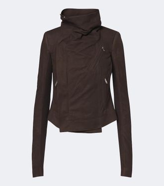 Rick Owens Giacca Classic Biker in pelle