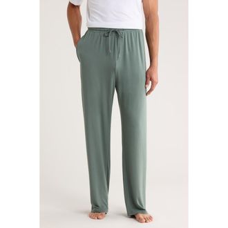 Nordstrom Cooling Pajama Pants in Green Balsam at Nordstrom, Size Xx-Large