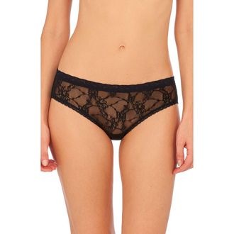 Natori Bliss Allure Lace Briefs in Black at Nordstrom
