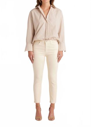 Edwin Bree Coated Jeans In Vanilla