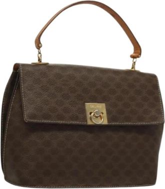 Celine Pre-owned Canvas Handtas - Dames - Vintage Handtas - Bruin - ONE Size - Vintage