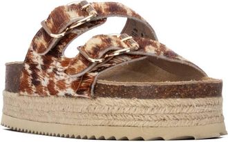 Xti Womens Refresh Collection Double Strap Buckle Flat Sandals